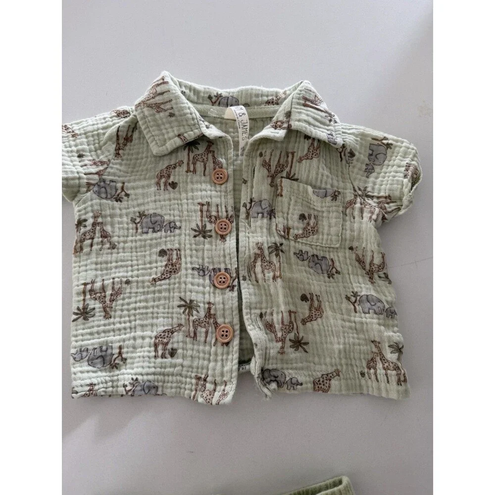 baby boy clothes bundle romper set shorts top summer holidays beach outfits 6-9M